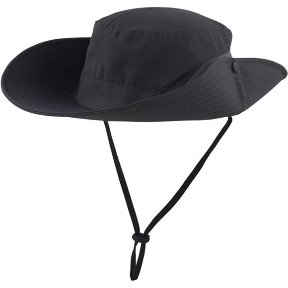 Womens Summer SunHat Wide Brim Outdoor UV Protection Hat Foldable PonytailBucket - Picture 3 of 7